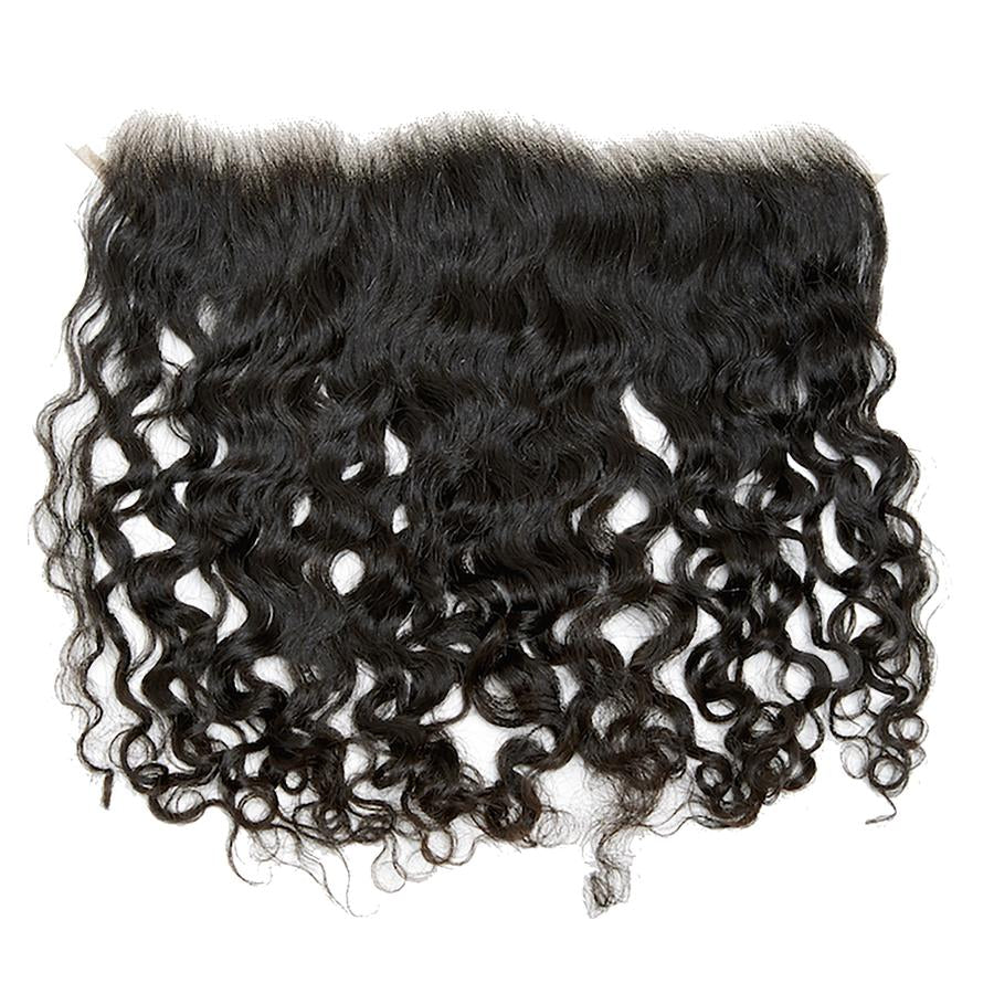 Burmese Curly Frontal (13*4) (Transparent)